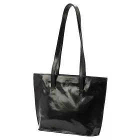   Florence 47 fekete női bőr kézitáska, válltáska, shopper 39 x 28 x 10.5 cm