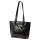 Florence 47 fekete női bőr kézitáska, válltáska, shopper 39 x 28 x 10.5 cm