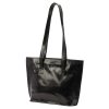 Florence 47 fekete női bőr kézitáska, válltáska, shopper 39 x 28 x 10.5 cm