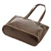 Florence 47 sötétbarna női bőr válltáska, shopper táska 39 x 28 x 10.5 cm