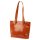 Florence 47 konyakbarna női bőr kézitáska, válltáska, shopper 39 x 28 x 10.5 cm