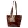 Florence 47 barna női bőr kézitáska, válltáska, shopper 39 x 28 x 10.5 cm
