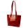 Florence 47 piros női bőr kézitáska, válltáska, shopper 39 x 28 x 10.5 cm