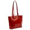 Florence 47 piros női bőr kézitáska, válltáska, shopper 39 x 28 x 10.5 cm