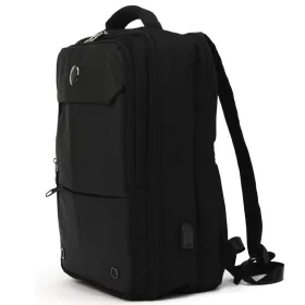   Ormi 5677 fekete uniszex laptoprekeszes hátizsák 24 x 48 x 32 cm