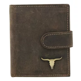   Wild RM-24-16L-BAW-5740 barna férfi bőr pénztárca 10.5 x 9 x 3 cm