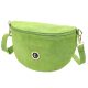 LOCCA LOC-02 zöld velúr női bőr válltáska, oldaltáska, crossbody 28 x 16 x 9 cm
