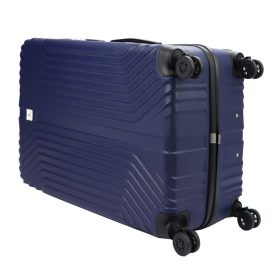   Pierre Cardin ISTANBUL MED10 kék keményfalú bőrönd 70 cm