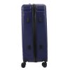 Pierre Cardin ISTANBUL MED10 kék keményfalú bőrönd 70 cm