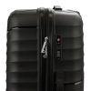 Pierre Cardin fekete ABS keményfalú 3 db-os bőrönd szett 55/65/75 cm