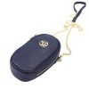 Gregorio 1734 navy kék női bőr mobiltartó partytáska, válltáska 12 x 20 x 6 cm