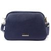 MiaMore 01-068 navy kék női bőr válltáska, oldaltáska, crossbody 26 x 19 x 8 cm
