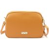 MiaMore 01-068 barna női bőr válltáska, oldaltáska, crossbody 26 x 19 x 8 cm