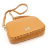 MiaMore 01-068 barna női bőr válltáska, oldaltáska, crossbody 26 x 19 x 8 cm