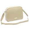 MiaMore 01-068 bézs női bőr válltáska, oldaltáska, crossbody 26 x 19 x 8 cm