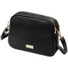 MiaMore 01-068 fekete női bőr válltáska, oldaltáska, crossbody 26 x 19 x 8 cm