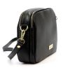 MiaMore 01-068 fekete női bőr válltáska, oldaltáska, crossbody 26 x 19 x 8 cm