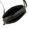 MiaMore 01-068 fekete női bőr válltáska, oldaltáska, crossbody 26 x 19 x 8 cm