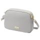 MiaMore 01-068 szürke női bőr válltáska, oldaltáska, crossbody 26 x 19 x 8 cm