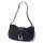 Luka 24-037 navy kék női bőr kézitáska, válltáska 29 x 17 x 6 cm
