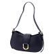 Luka 24-037 navy kék női bőr kézitáska, válltáska 29 x 17 x 6 cm