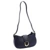 Luka 24-037 navy kék női bőr kézitáska, válltáska 29 x 17 x 6 cm