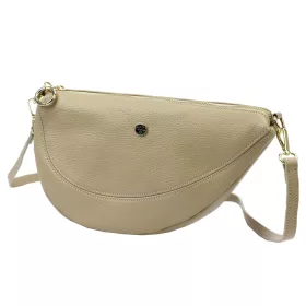   Gregorio 1735 bézs női bőr válltáska, oldaltáska, crossbody 32 x 18 x 7 cm