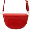 Luka 20-063 piros női bőr válltáska, oldaltáska, crossbody 26 x 16 x 9 cm