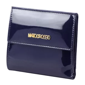   Mato Grosso 0614-32 RFID navy lakkbőr női pénztárca 10.5 x 10 x 3 cm
