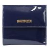 Mato Grosso 0614-32 RFID navy lakkbőr női pénztárca 10.5 x 10 x 3 cm