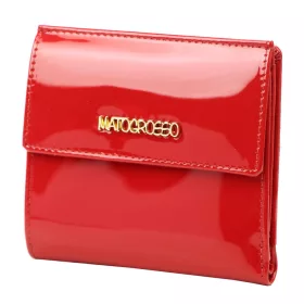   Mato Grosso 0614-402 RFID piros lakkbőr női pénztárca 10.5 x 10 x 3 cm