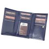 Mato Grosso 0641-32 RFID navy női bőr pénztárca 14 x 9.5 x 3.5 cm