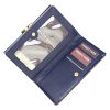 Mato Grosso 0641-32 RFID navy női bőr pénztárca 14 x 9.5 x 3.5 cm