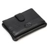 EL FORREST 753-67 RFID fekete bőr kulcstartó, pénztárca 12.5 x 8 x 2.2 cm 