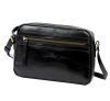 EL FORREST LB33-68 fekete női bőr válltáska, oldaltáska, crossbody 25 x 18 x 7 cm