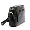 EL FORREST LB33-68 fekete női bőr válltáska, oldaltáska, crossbody 25 x 18 x 7 cm