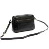 EL FORREST LB33-68 fekete női bőr válltáska, oldaltáska, crossbody 25 x 18 x 7 cm