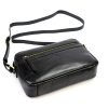 EL FORREST LB33-68 fekete női bőr válltáska, oldaltáska, crossbody 25 x 18 x 7 cm