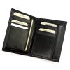 EL FORREST 925-67 RFID fekete férfi bőr pénztárca 9.5 x 13 x 2.5 cm