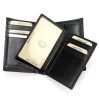 EL FORREST 925-67 RFID fekete férfi bőr pénztárca 9.5 x 13 x 2.5 cm