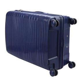   Pierre Cardin sötétkék ABS keményfalú bőrönd 75 x 47 x 29 cm