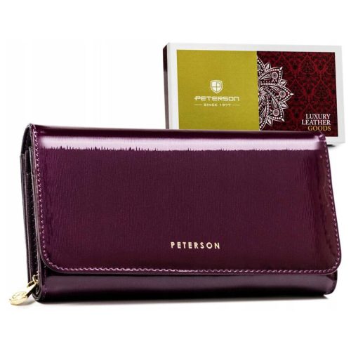 Peterson PTN 421077-SH-1 bordó női bőr pénztárca