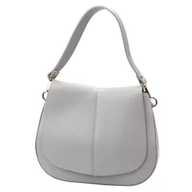   Luka 24-033 szürke női bőr kézitáska, válltáska, oldaltáska 27 x 21 x 9.5 cm