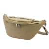 Luka 24-010 mogyoró női bőr övtáska, crossbody 34 x 19 x 13 cm