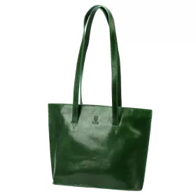   Florence 47 zöld női bőr kézitáska, válltáska, shopper 39 x 28 x 10.5 cm