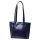 Florence 47 navy kék női bőr kézitáska, válltáska, shopper 39 x 28 x 10.5 cm