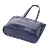 Florence 47 navy kék női bőr kézitáska, válltáska, shopper 39 x 28 x 10.5 cm