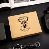 Wild sheriff nyomatos barna bőr pénztárca