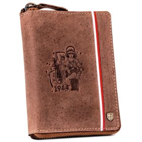   Peterson PTN 340PW-01 2-1-4 HUNTER barna férfi bőr pénztárca