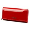 Pierre Cardin 07 SHINY 106 piros női bőr pénztárca 19 x 10,5 cm